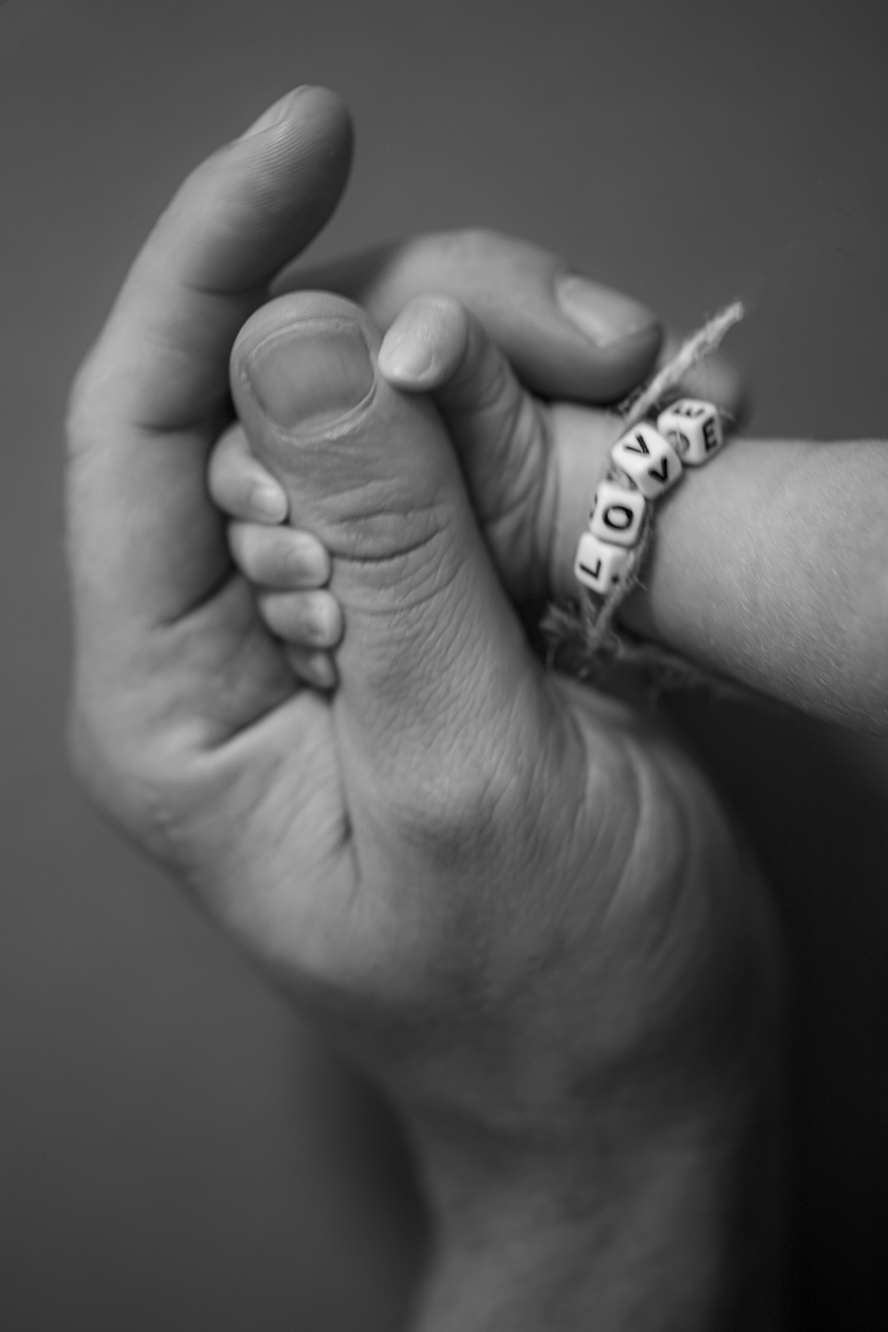 Adult and Child hands
